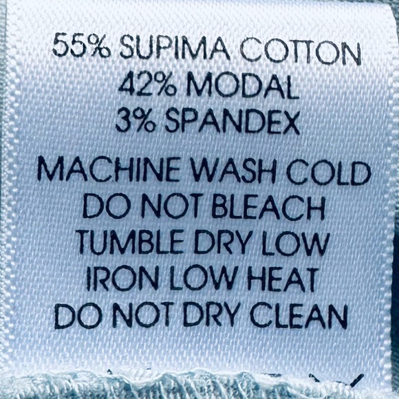 NWT Able Fit & Flare Supima Cotton Dress Light Blue, Size XL - Picture 10 of 10